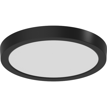 Mexen LDSR LED lubos lubos šviestuvas, montuojamas paviršiuje, skersmuo 30 cm, 24W, Neutrali - 4000K, 1920 lm, juodas
