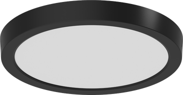 Mexen LDSR LED lubos lubos šviestuvas, montuojamas paviršiuje, skersmuo 30 cm, 24W, Neutrali - 4000K, 1920 lm, juodas