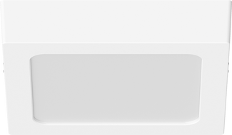 Mexen LDSS paviršinis LED lubų šviestuvas 17 x 17 cm, 12W, neutralus - 4000K, 1320 lm, baltas - L213-017-1240-20