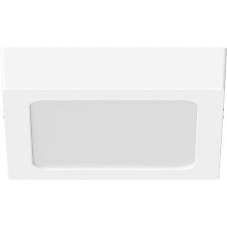 Mexen LDSS LED paviršinis lubų šviestuvas 17 x 17 cm, 12W, Šaltas - 6500K, 1320 lm, baltas - L213-017-1265-20