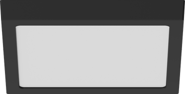 Mexen LDSS LED paviršinis lubų plafonas 30 x 30 cm, 24W, Šalta - 6500K, 1920 lm, juoda - L213-030-2465-70