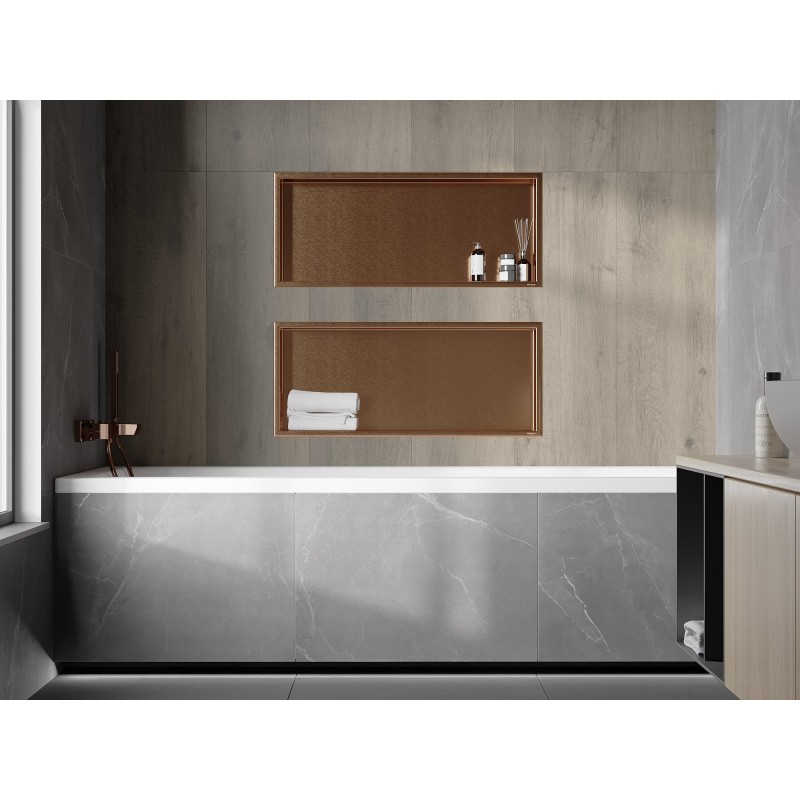 Mexen X-Wall-R nišos lentyna su apvadu 75 x 30 cm, šukuota varis - 19C0753010