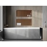 Mexen X-Wall-R nišos lentyna su apvadu 75 x 30 cm, šukuota varis - 19C0753010