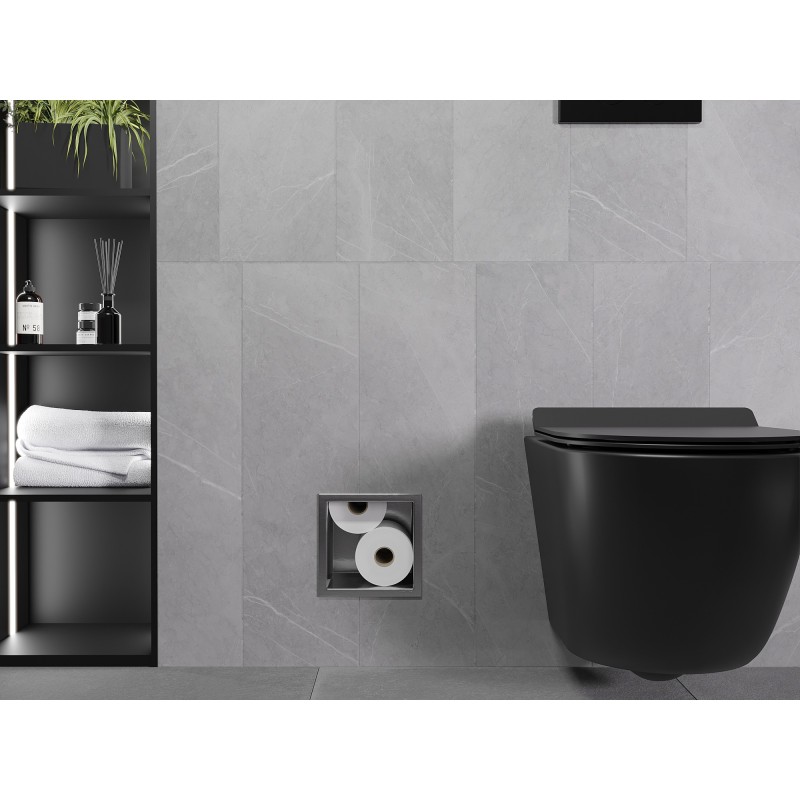 Mexen X-Wall-B tualetinio popieriaus dozatorius, gun grey šlifuotas - 19E5