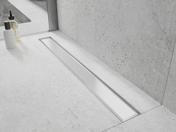 Mexen Flat MGW maskuoklis liniinio nutekėjimo 50 cm, baltas stiklas - 1027050