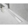Mexen Flat MGW linijinis latakas 80 cm, baltas stiklas - 1027080-15