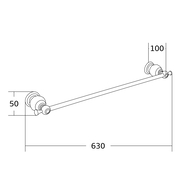 Mexen Estela rankšluosčių kabykla, chromas - 7011524-00