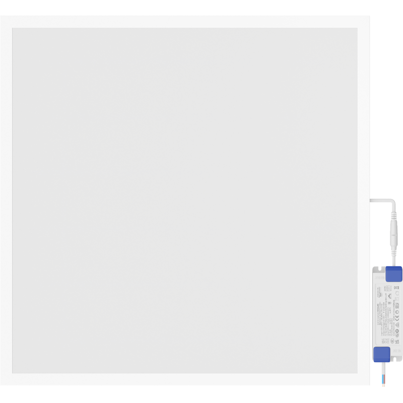 Mexen Brill+ LED lubų plokštė 60 x 60 cm, 48W, šaltai balta - 6500K, 5280 lm, balta - L201-060-060-4865-20