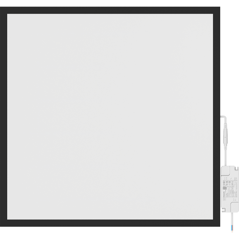 Mexen Brill-S LED lubinė panelė, montuojama į gipskartonį, 60 x 60 cm, 36W, Neutrali - 4000K, 3960 lm, juoda