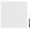 Mexen Brill-S LED lubų panelė, montuojama paviršiuje, 60 x 60 cm, 48W, Neutrali - 4000K, 5280 lm, balta