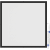 Mexen Brill-S LED lubų plokštė paviršinis montavimas 60 x 60 cm, 36W, Neutrali - 4000K, 3960 lm, juoda