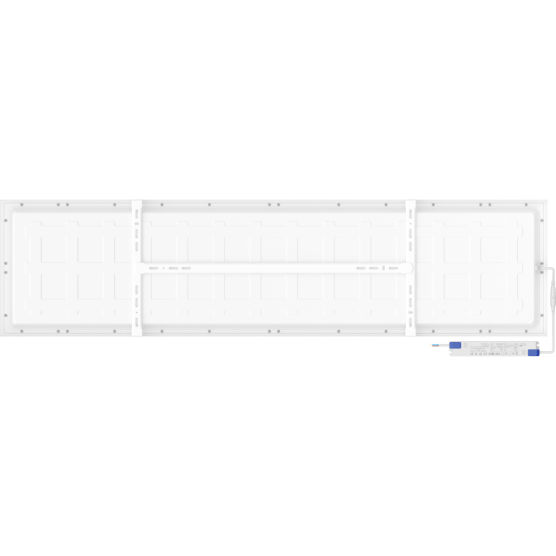Mexen Brill-S LED lubų panelė, montuojama paviršiuje 120 x 30 cm, 36W, Neutralus - 4000K, 5184 lm, balta