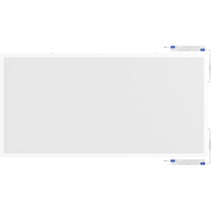 Mexen Brill-S montuojamas LED lubų skydas 120 x 60 cm, 60W, Neutrali - 4000K, 7200 lm, baltas - L207-120-060-6040-20