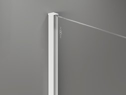 Mexen prie sienos montuojama juosta dušo sienelei 8 mm, balta - 800-00-20