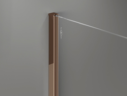 Mexen sieninės juostos profilis dušo sienelei 8 mm, rožinis auksas - 800-00-60