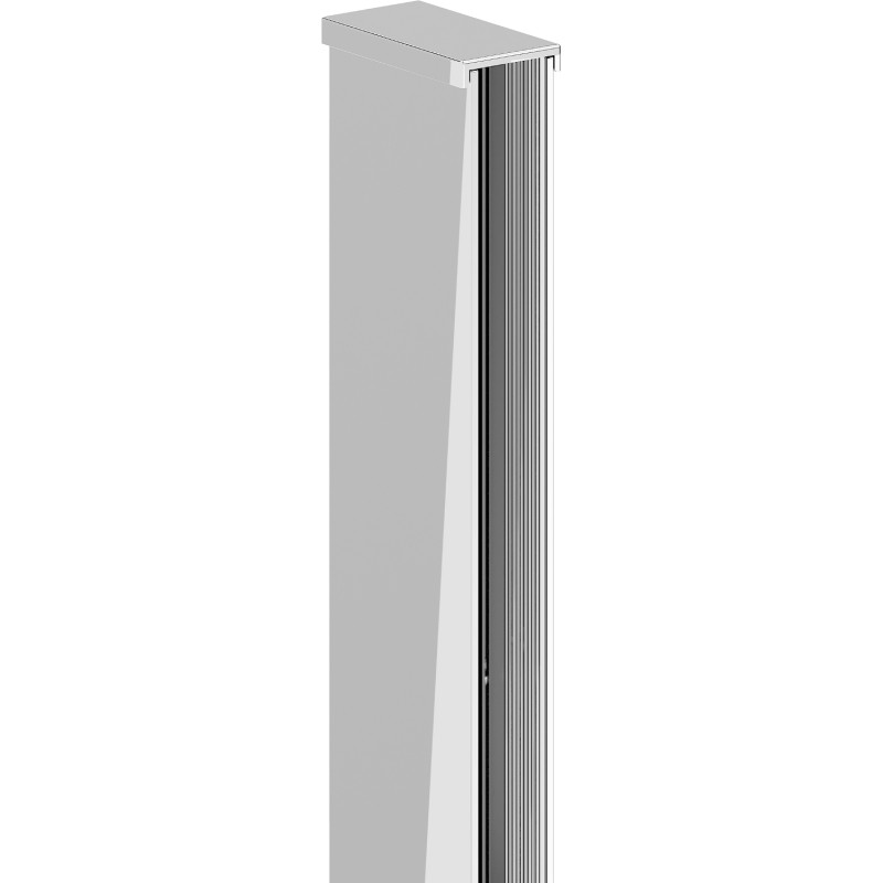 Mexen Uni-I2 10 mm sieninis profilis dušo sienelei, chromas - 800-00-01-X