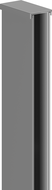 Mexen Uni-I2 sieninė juostelė 10 mm dušo sienelei, gun metal - 800-00-95-X