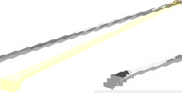 Mexen tiesus atrama dušo sienelei 10 mm, auksinė - 830-10-50