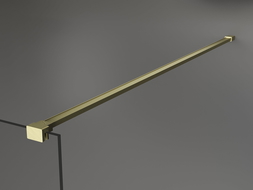 Mexen tiesus laikiklis dušo sienelei 10 mm, šlifuoto aukso - 830-10-55