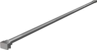Mexen Uni-P2 tiesus laikiklis 10 mm dušo sienelei, gun metal - 830-10-95