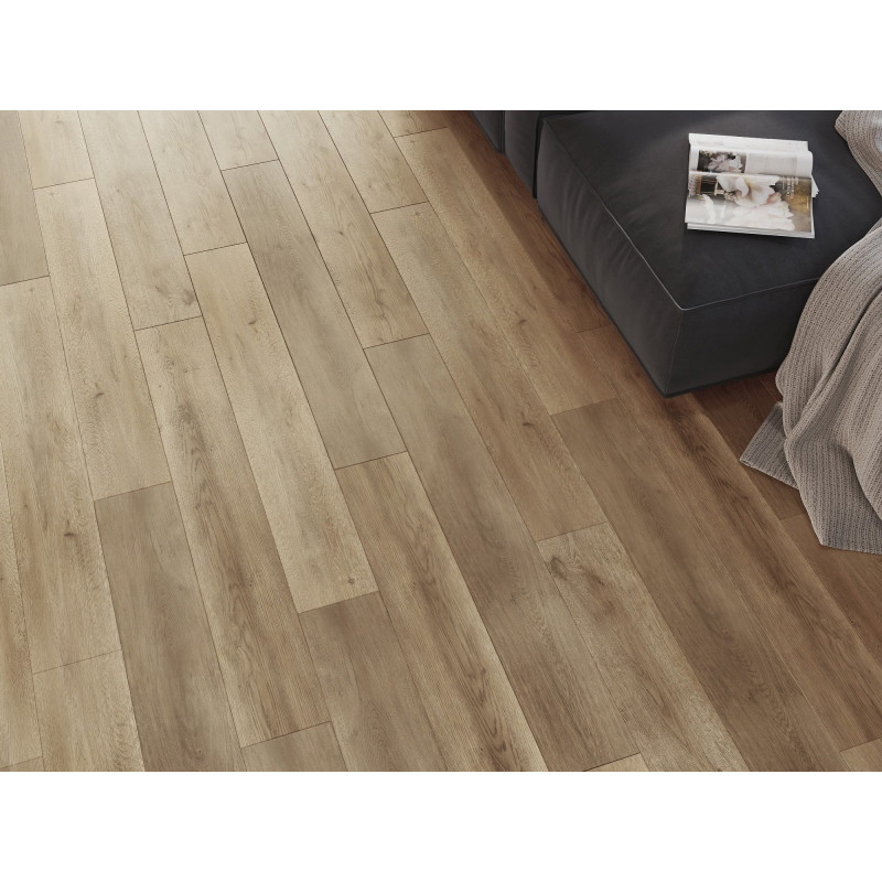 Mexen Spirit Lake Vinilinių grindų LVT mėginys Dryback 2,5 mm, PVC pagrindas, 4 V-grioveliai, ąžuolas - F1301-S