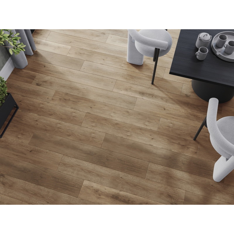 Mexen Spirit Lake Vinilinių grindų LVT mėginys Dryback 2,5 mm, PVC pagrindas, 4 V-grioveliai, ąžuolas - F1301-S