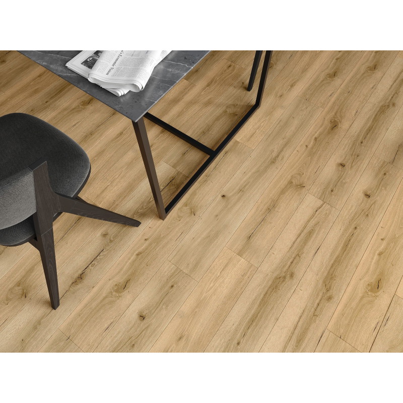 Mexen Beaver Creek vinilinių LVT Dryback 2,5 mm plokščių pavyzdys, PVC pagrindas, 4 V-Fuga, Ąžuolas - F1302-S