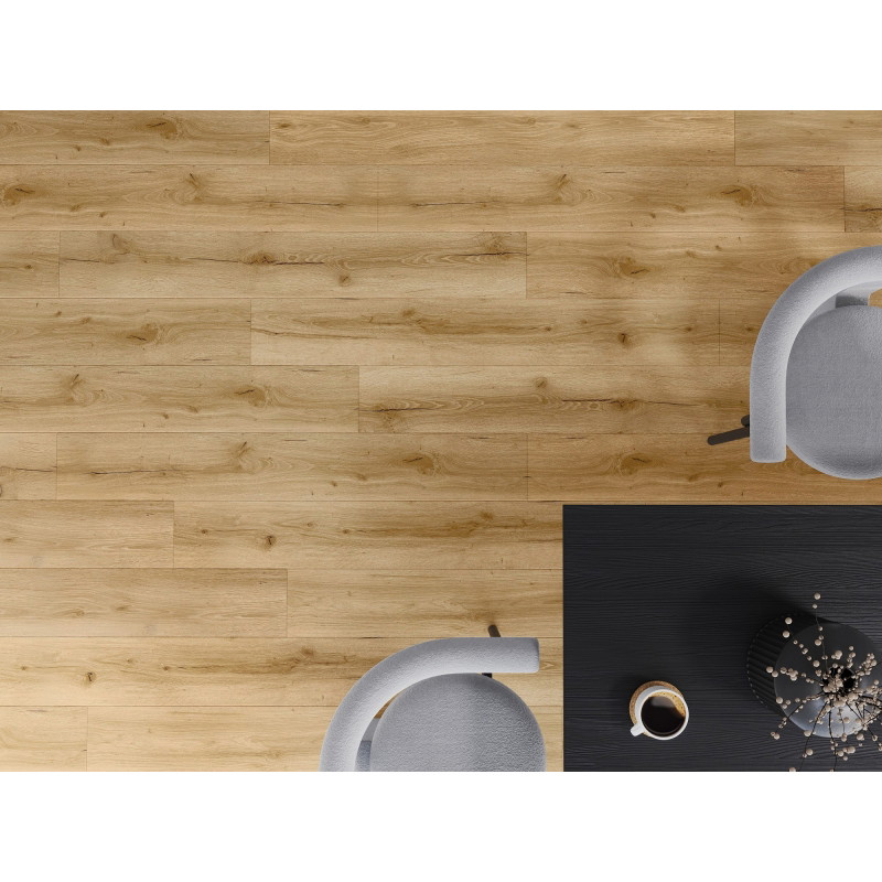 Mexen Beaver Creek vinilinių LVT Dryback 2,5 mm plokščių pavyzdys, PVC pagrindas, 4 V-Fuga, Ąžuolas - F1302-S