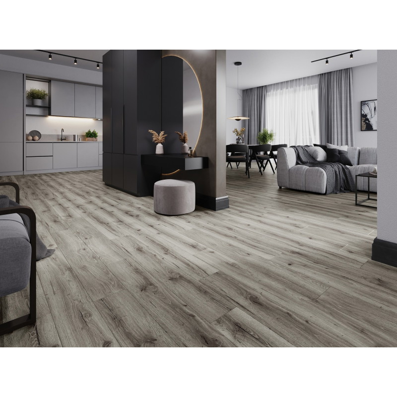 Mexen Ontario pavyzdys vinilinių LVT Dryback 2,5 mm plokščių, PVC pagrindas, 4 V-iškirtis, Ąžuolas - F1303-S