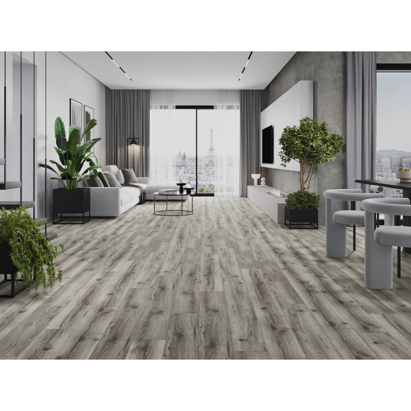 Mexen Ontario pavyzdys vinilinių LVT Dryback 2,5 mm plokščių, PVC pagrindas, 4 V-iškirtis, Ąžuolas - F1303-S
