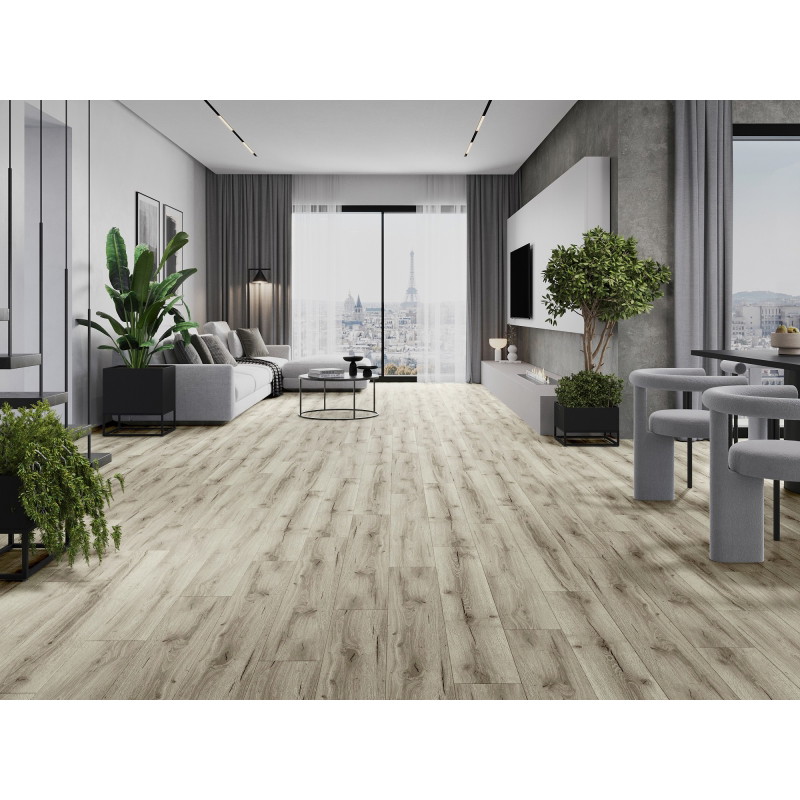 Mexen Wirginia pavyzdinis LVT vinilinių plokščių Dryback 2,5 mm, PVC pagrindas, 4 V-Fuga, Ąžuolas - F1305-S