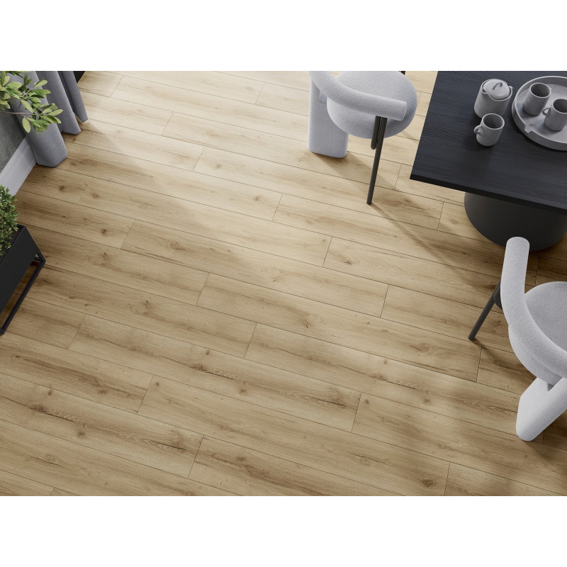 Mexen Sun Valley vinilinių LVT Dryback 2,5 mm plokščių pavyzdys, PVC pagrindas, 4 V-Fuga, Ąžuolas - F1306-S