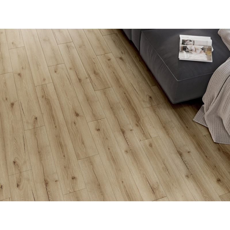 Mexen Sun Valley vinilinių LVT Dryback 2,5 mm plokščių pavyzdys, PVC pagrindas, 4 V-Fuga, Ąžuolas - F1306-S