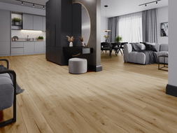 Mexen Buffalo vinilinių LVT Dryback 2,5 mm plokščių pavyzdys, PVC pagrindas, 4 V-grioveliai, ąžuolas - F1307-S