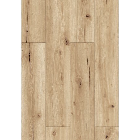 Mexen Buffalo vinilinių LVT Dryback 2,5 mm plokščių pavyzdys, PVC pagrindas, 4 V-grioveliai, ąžuolas - F1307-S