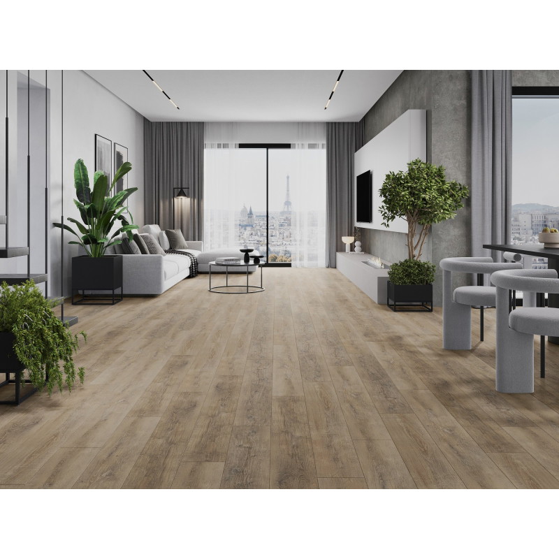Mexen Casa Grande vinilinių lentų LVT Dryback 2,5 mm pavyzdys, PVC pagrindas, 4 V-griovelis, ąžuolas - F1314-S