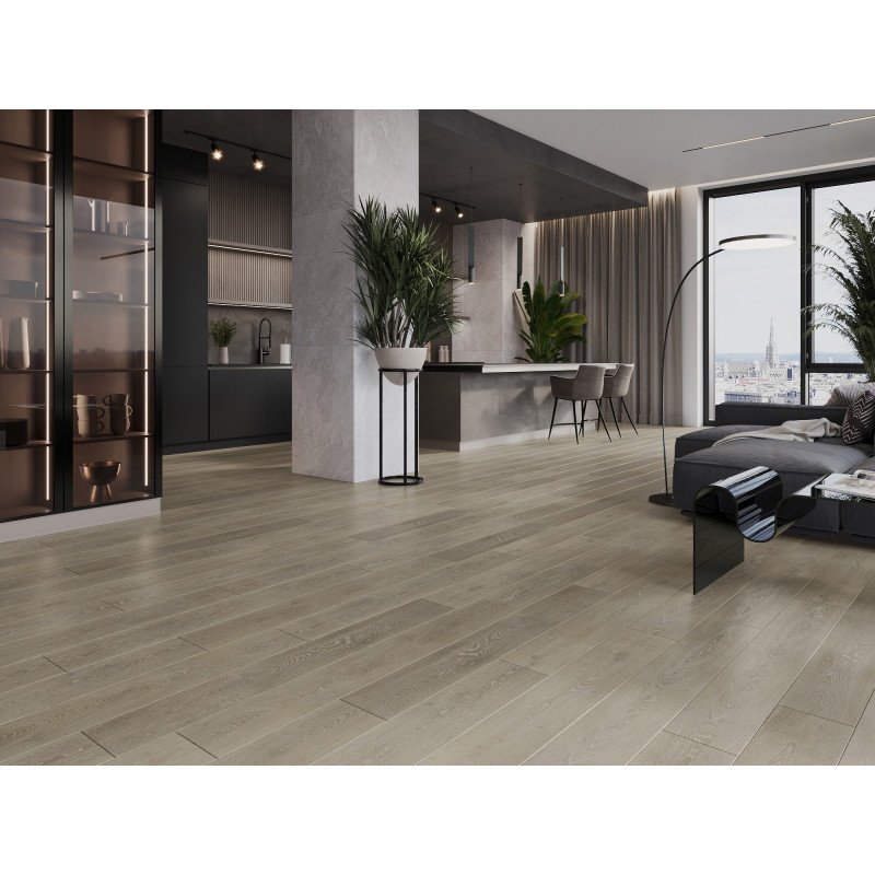 Mexen Jasper vinilinių LVT Dryback 2,5 mm plokščių pavyzdys, PVC pagrindas, 4 V-Fuga, Ąžuolas - F1318-S