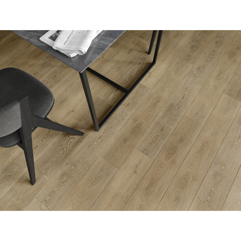Mexen Alabama vinilinių LVT Dryback 2,5 mm plokščių pavyzdys, PVC pagrindas, 4 V-grioveliai, Ąžuolas - F1319-S