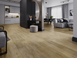 Mexen Alabama vinilinių LVT Dryback 2,5 mm plokščių pavyzdys, PVC pagrindas, 4 V-grioveliai, Ąžuolas - F1319-S