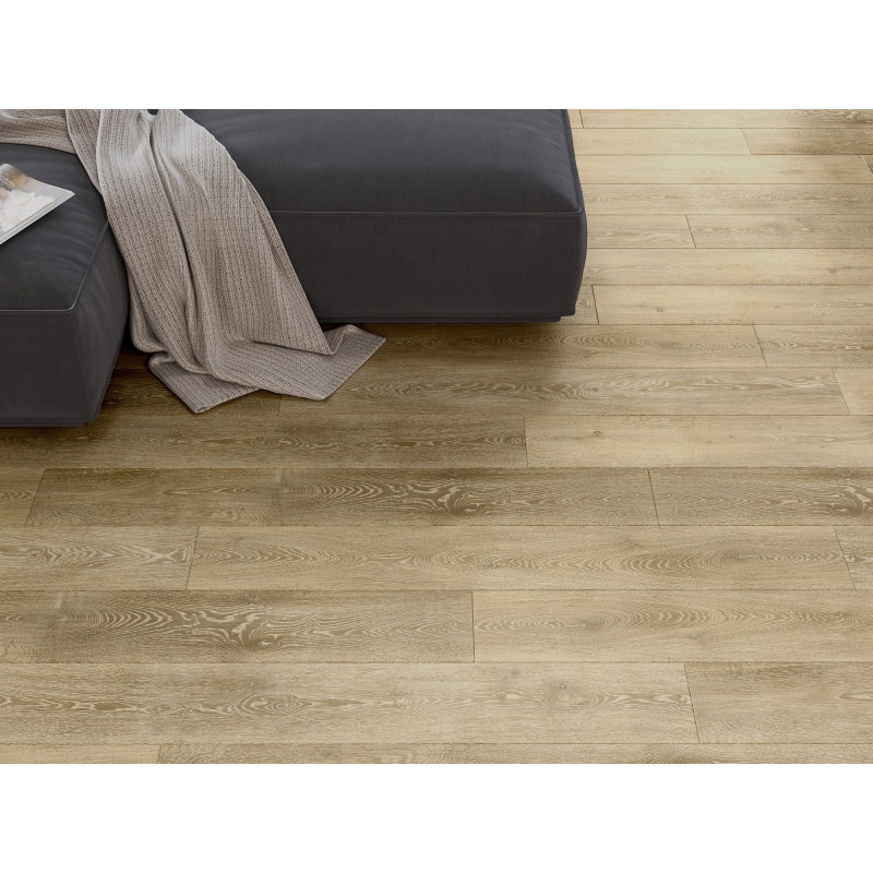 Mexen Alabama vinilinių LVT Dryback 2,5 mm plokščių pavyzdys, PVC pagrindas, 4 V-grioveliai, Ąžuolas - F1319-S