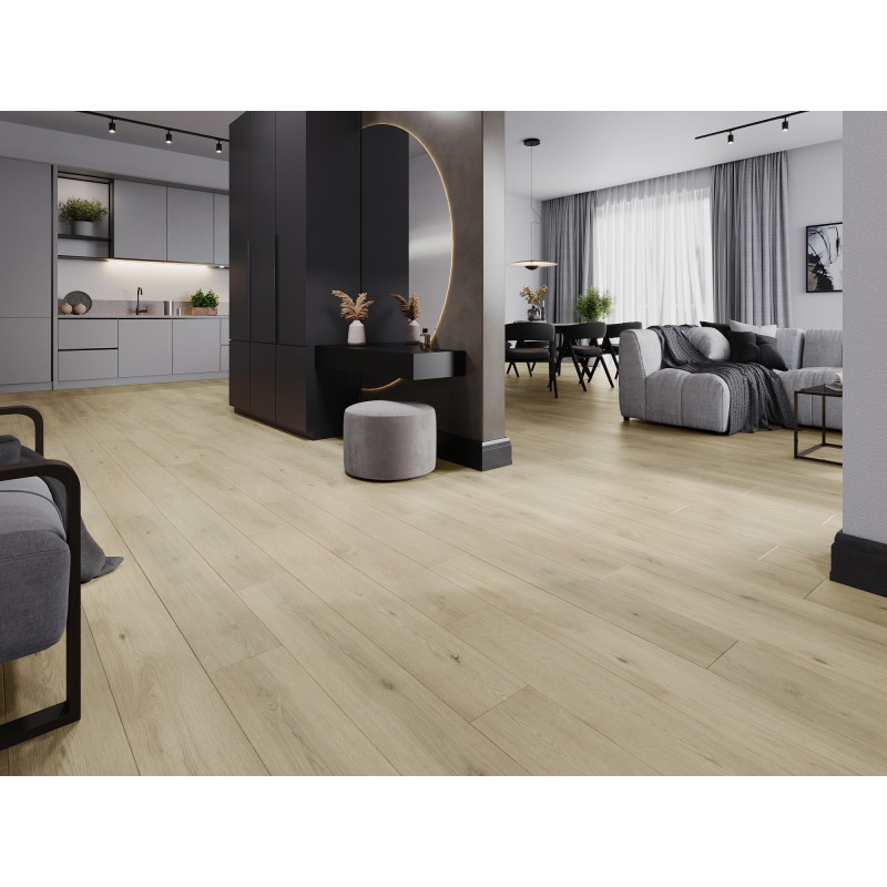 Mexen Calera pavyzdys vinilinių LVT Dryback 2,5 mm, PVC pagrindas, 4 V-Groove, Ąžuolas - F1320-S