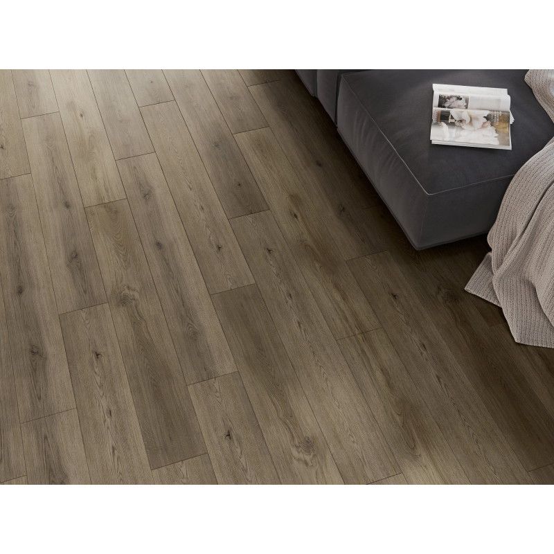 Mexen Perry vinilinių LVT grindų plokščių 2,5 mm pavyzdys, PVC pagrindas, 4 V-grioveliai, ąžuolas - F1321-S