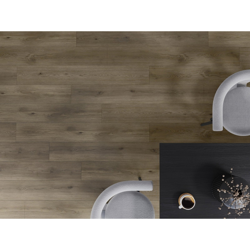 Mexen Perry vinilinių LVT grindų plokščių 2,5 mm pavyzdys, PVC pagrindas, 4 V-grioveliai, ąžuolas - F1321-S