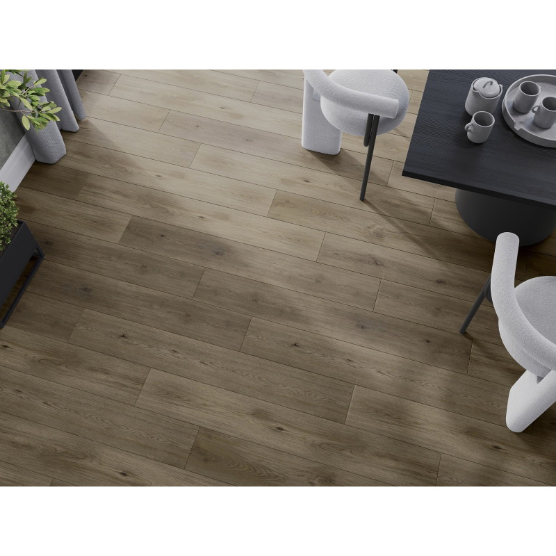 Mexen Perry vinilinių LVT grindų plokščių 2,5 mm pavyzdys, PVC pagrindas, 4 V-grioveliai, ąžuolas - F1321-S