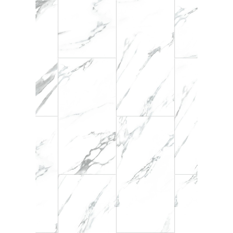 Mexen Glacier White vinilinių LVT Dryback 2,5 mm pavyzdys, pagrindas, 4 V-Fuga, Jazz White - F1451-S