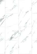 Mexen Glacier White vinilinių LVT Dryback 2,5 mm pavyzdys, pagrindas, 4 V-Fuga, Jazz White - F1451-S