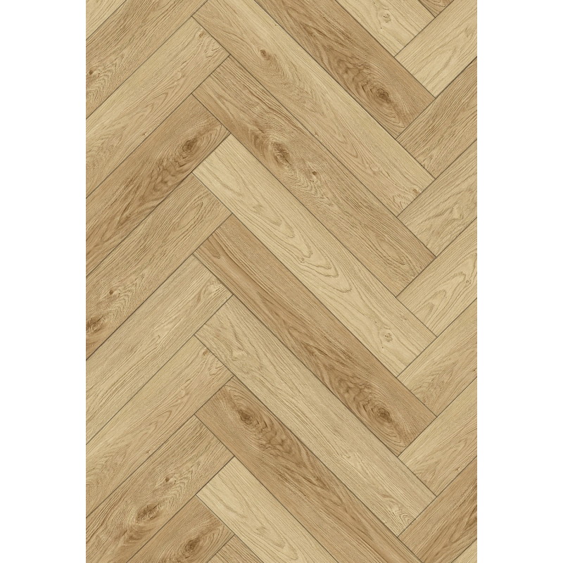 Mexen Anniston vinilinių lentelių pavyzdys eglute LVT Dryback 2,5 mm, PVC pagrindas, 4 V-fuga, ąžuolas - F1471-S