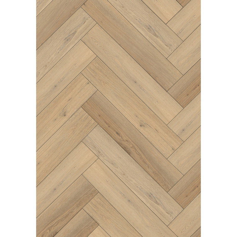 Mexen Rocky Mountain vinilinių lentų panelio pavyzdys eglutės raštu LVT Dryback 2,5 mm, pagrindas, 4 V-fuga, Ąžuolas