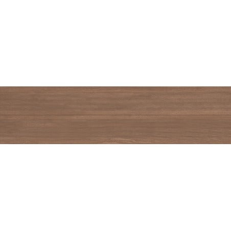 Mexen Prestige Wood Rudos rektifikuoto glazūruoto akmens masės plytelės pavyzdys G1, medienos imitacijos sieninė plytelė,