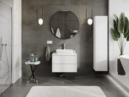 Mexen Orio Vonios Spintelė po Praustuvu 70 cm su Stalviršiu, 2 Stalčiai, Baltas Matinis - 91A10-07047-2-BFFC01